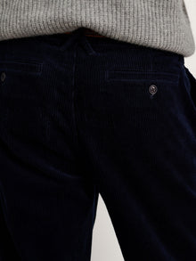 Men | Straight Leg Pant | Corduroy (Long Inseam) Dark Navy