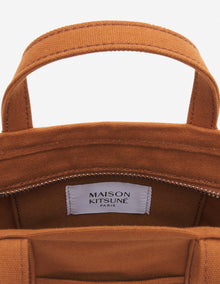 Womens | Fox Head Woven Logo Canvas Tote Bag - Mini | Fawn Brown