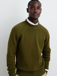 Unisex | Alex Sweater | Deep Olive