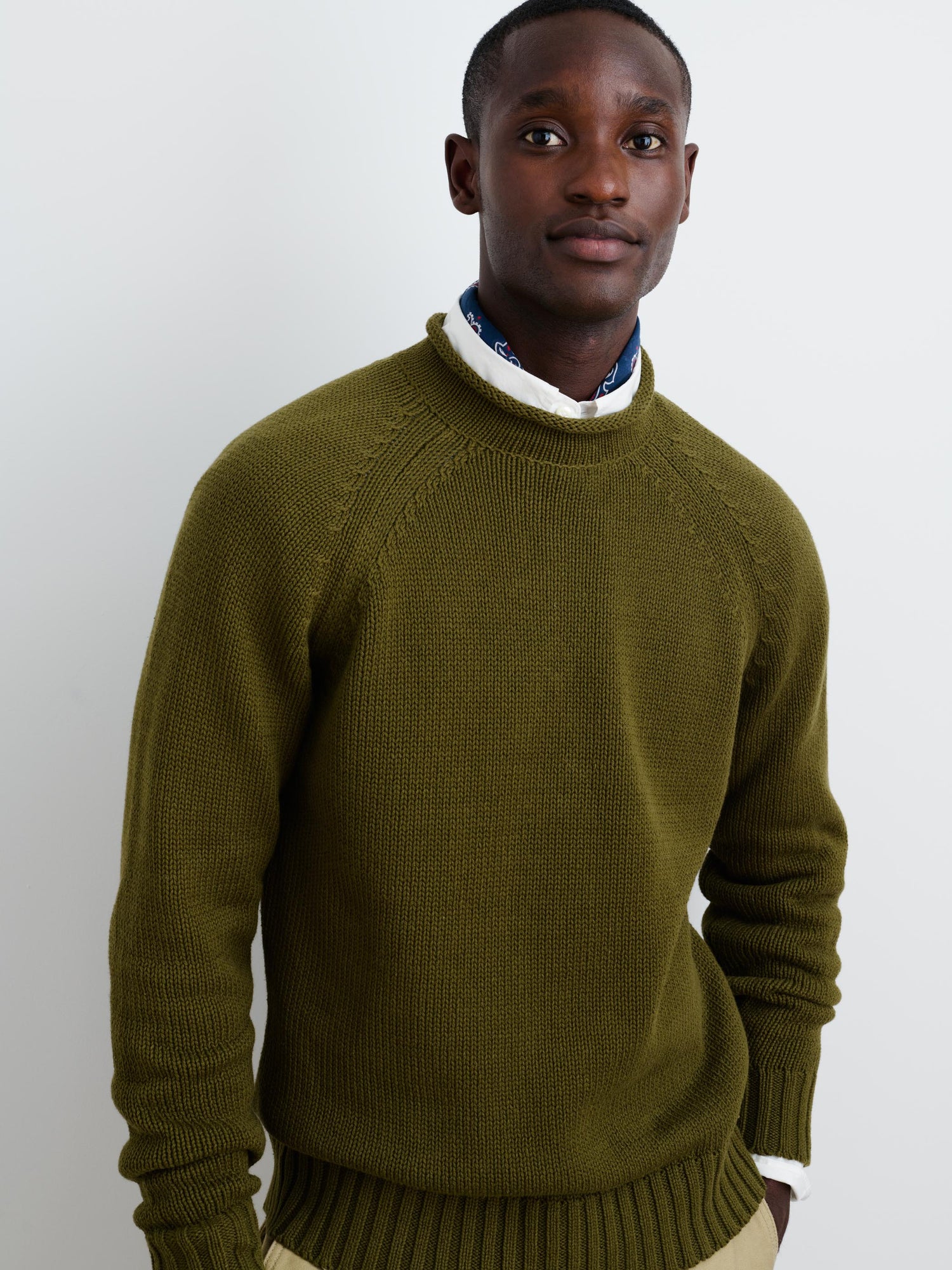 Unisex | Alex Sweater | Deep Olive