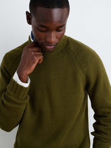 Unisex | Alex Sweater | Deep Olive