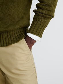 Unisex | Alex Sweater | Deep Olive