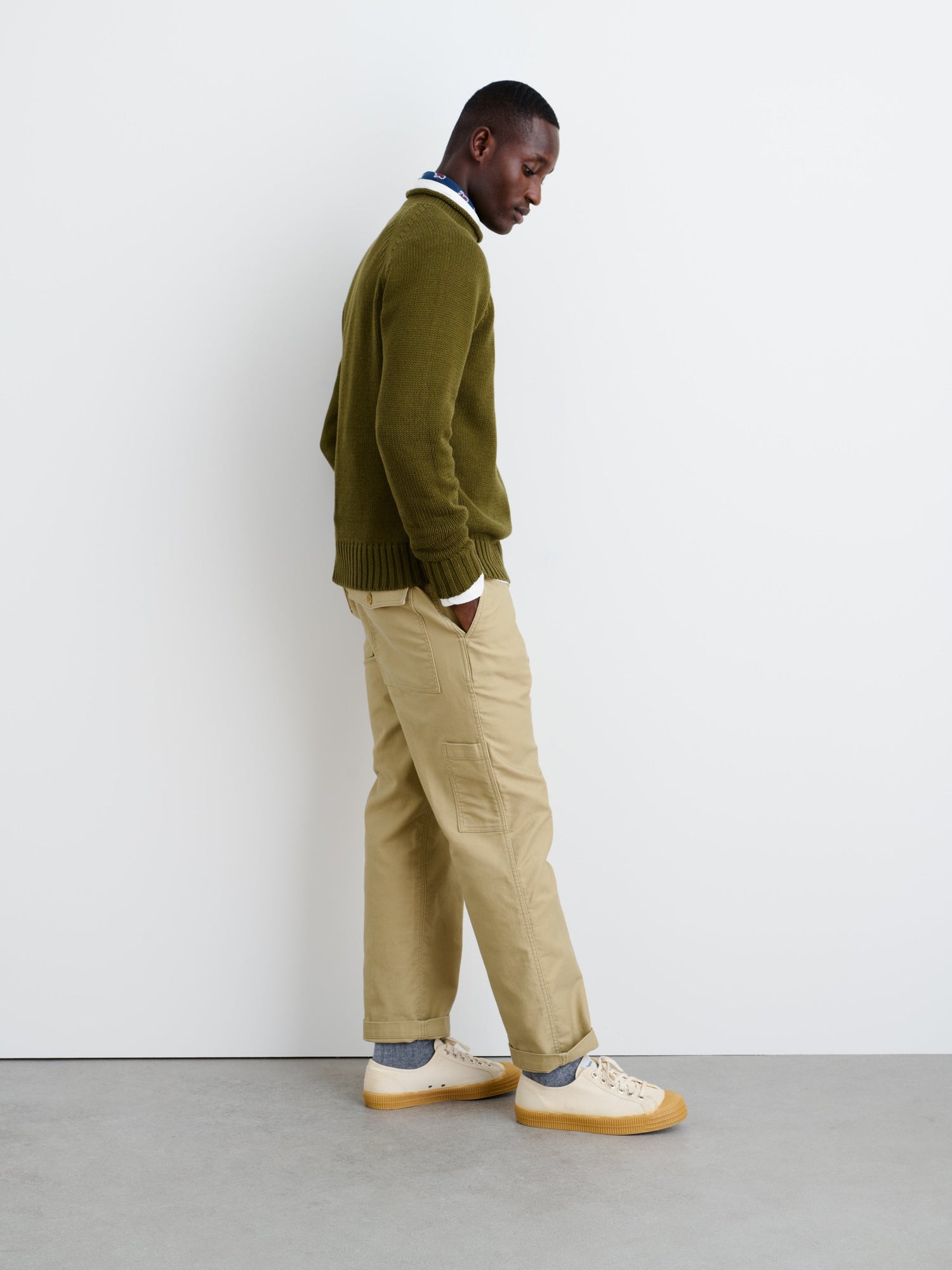 Unisex | Alex Sweater | Deep Olive