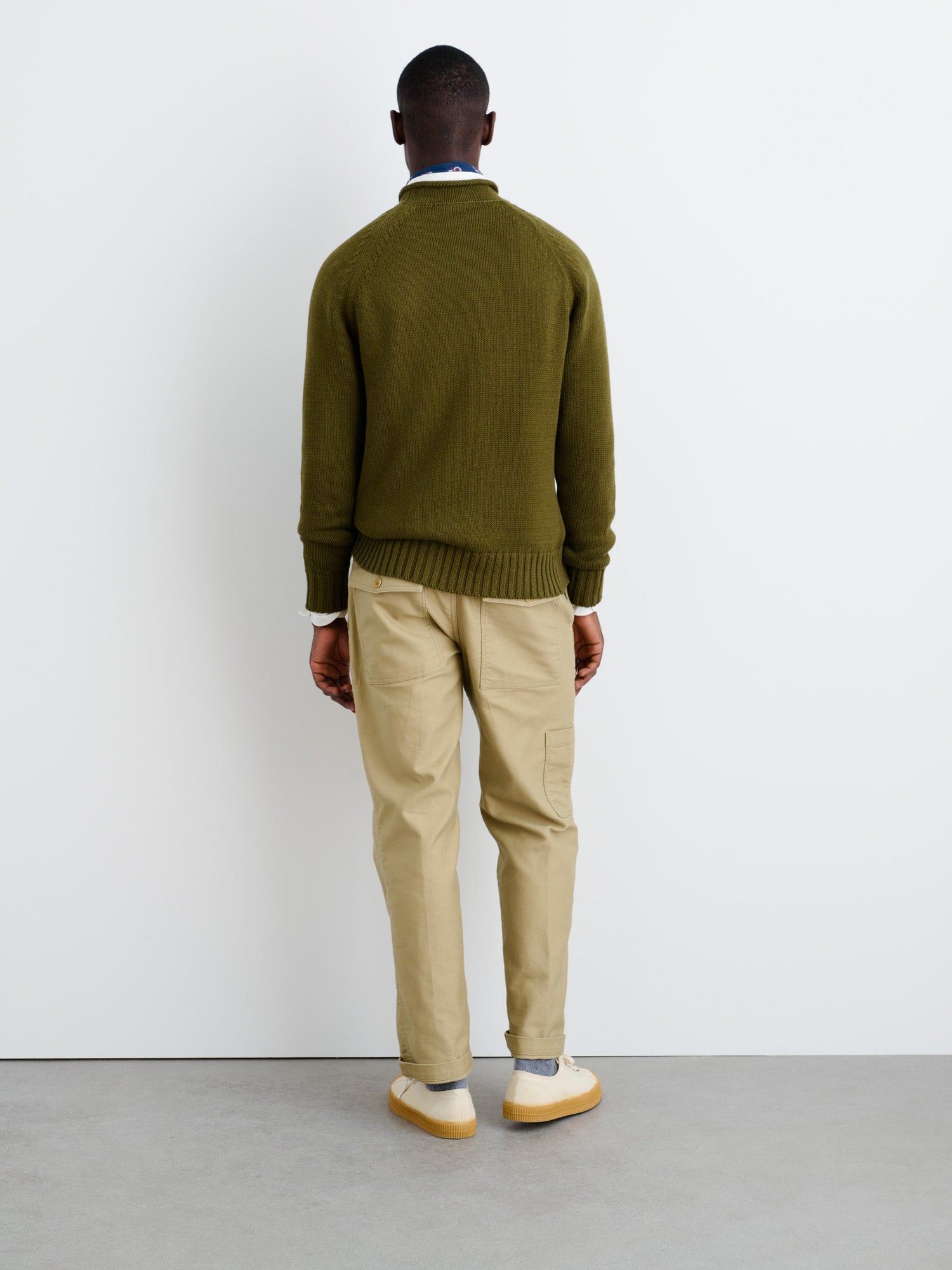 Unisex | Alex Sweater | Deep Olive