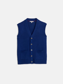 Men | V-Neck Sweater Vest | Navy