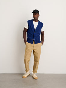 Men | V-Neck Sweater Vest | Navy