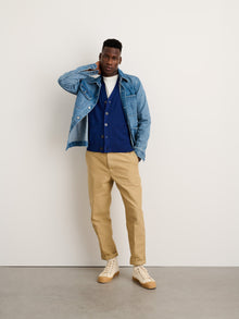 Men | V-Neck Sweater Vest | Navy