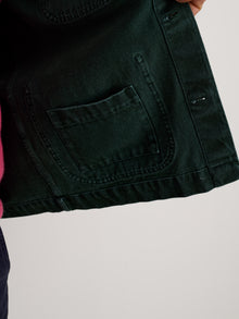 Men | Garment Dyed Work Jacket | Recycled Denim Dark Spruce