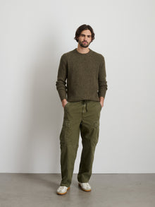 Men | Jordan Sweater | Marled Cashmere Marled Olive