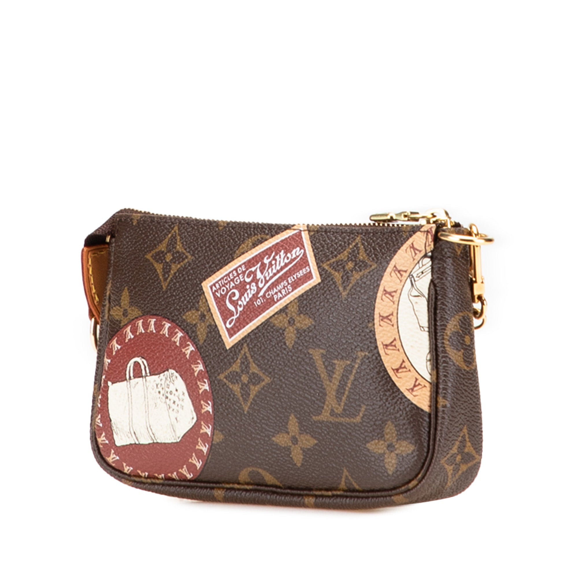 Louis Vuitton | Pre-Owned Monogram Patch Mini Pochette Accessoires | Brown