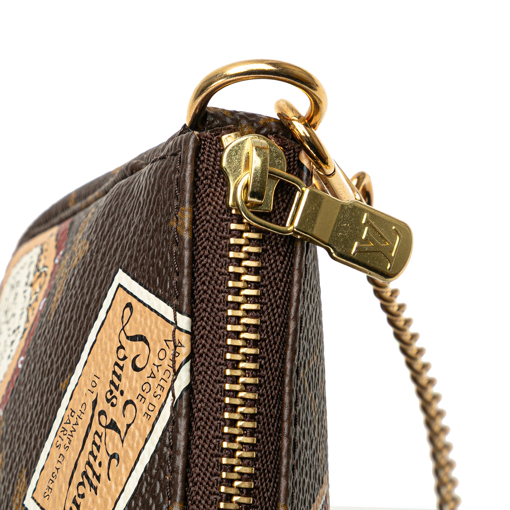 Louis Vuitton | Pre-Owned Monogram Patch Mini Pochette Accessoires | Brown