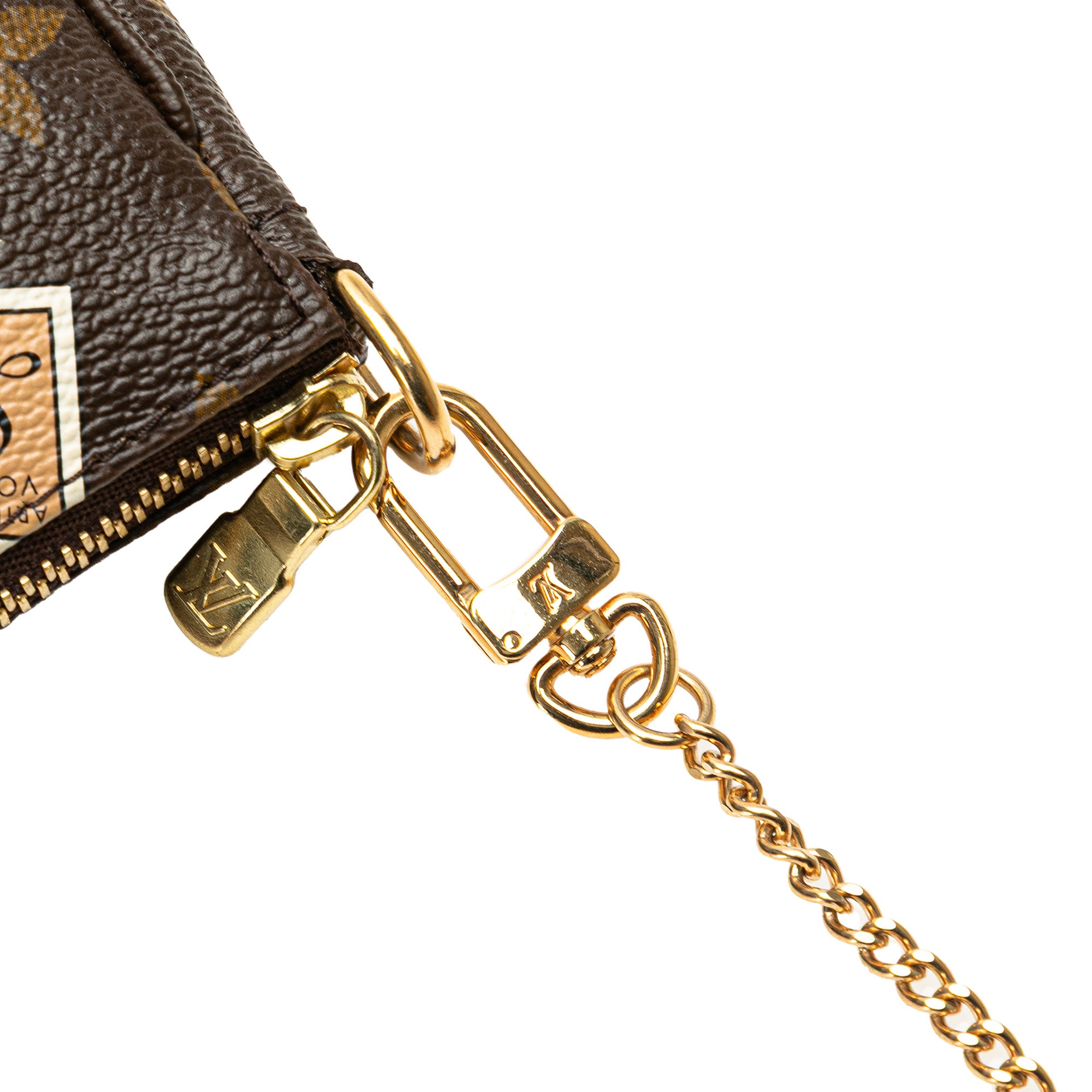 Louis Vuitton | Pre-Owned Monogram Patch Mini Pochette Accessoires | Brown