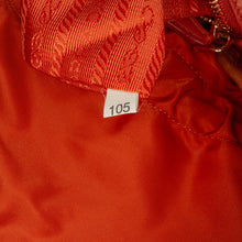 Prada | Pre-Owned Tessuto Logo Drawstring Tote | Orange