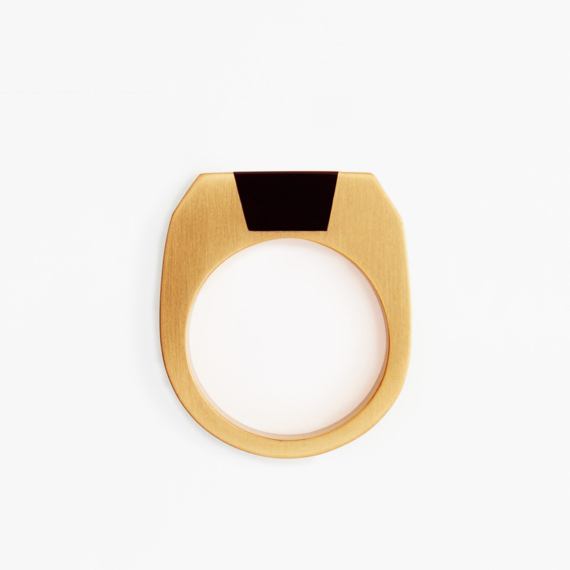 Syd Ring | 18K Gold Plated | Onyx