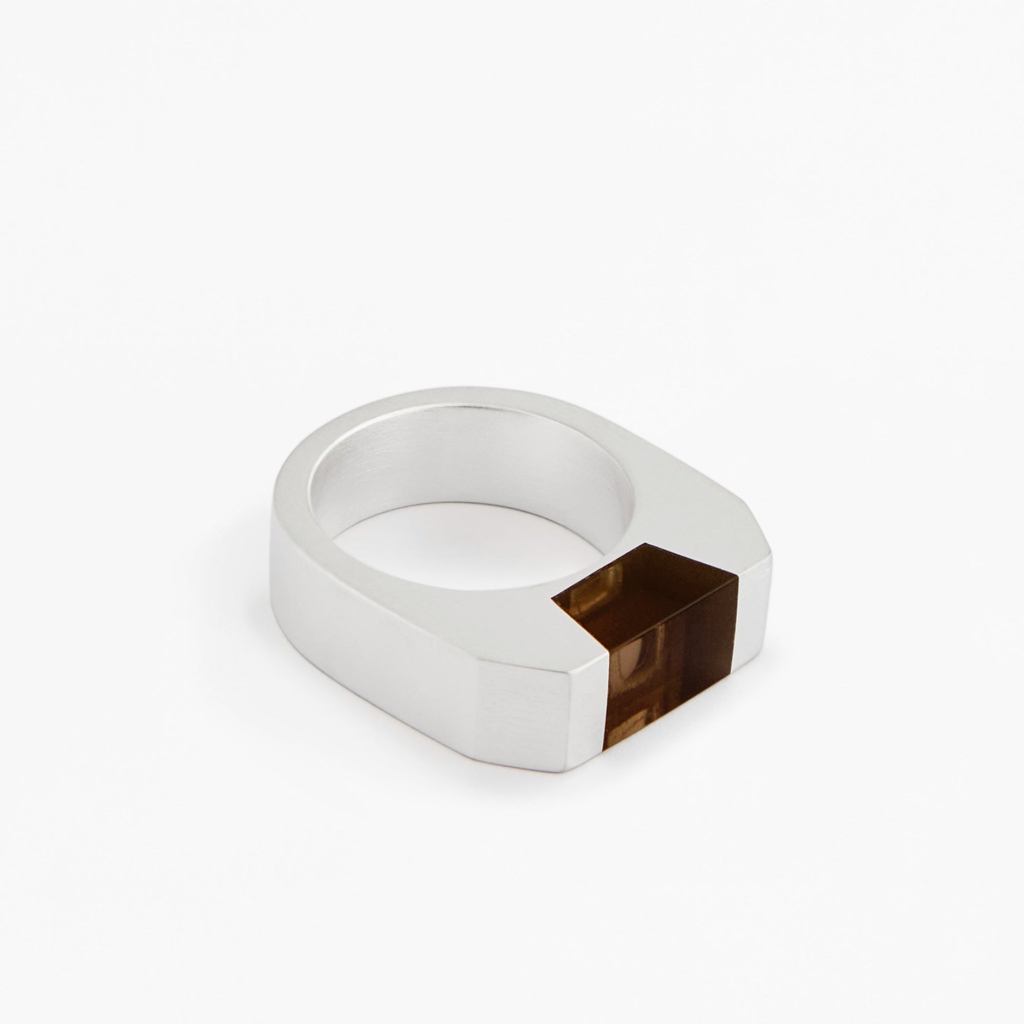 Syd Ring | Silver | Smokey Quartz