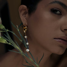 Stellar Mini Earring | 18K Gold Plated | Freshwater Pearls