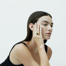 Syd Ring | 18K Gold Plated | Onyx