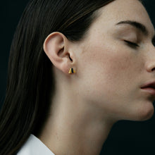 Dart Earrings | 18K Gold Plated | Onyx