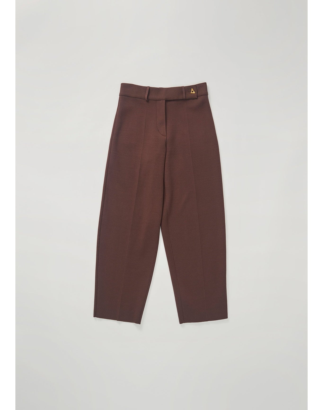 Madeleine | Knitted Suiting Pants | Dark Chocolate