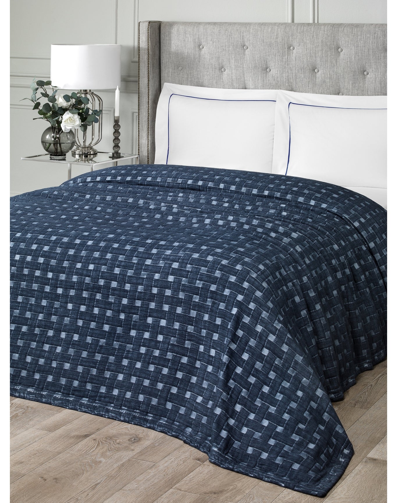 Magellan Quilted Cotton Comforter | Blue