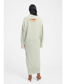 Maggio | Cut-Out Sweater Dress | Sage