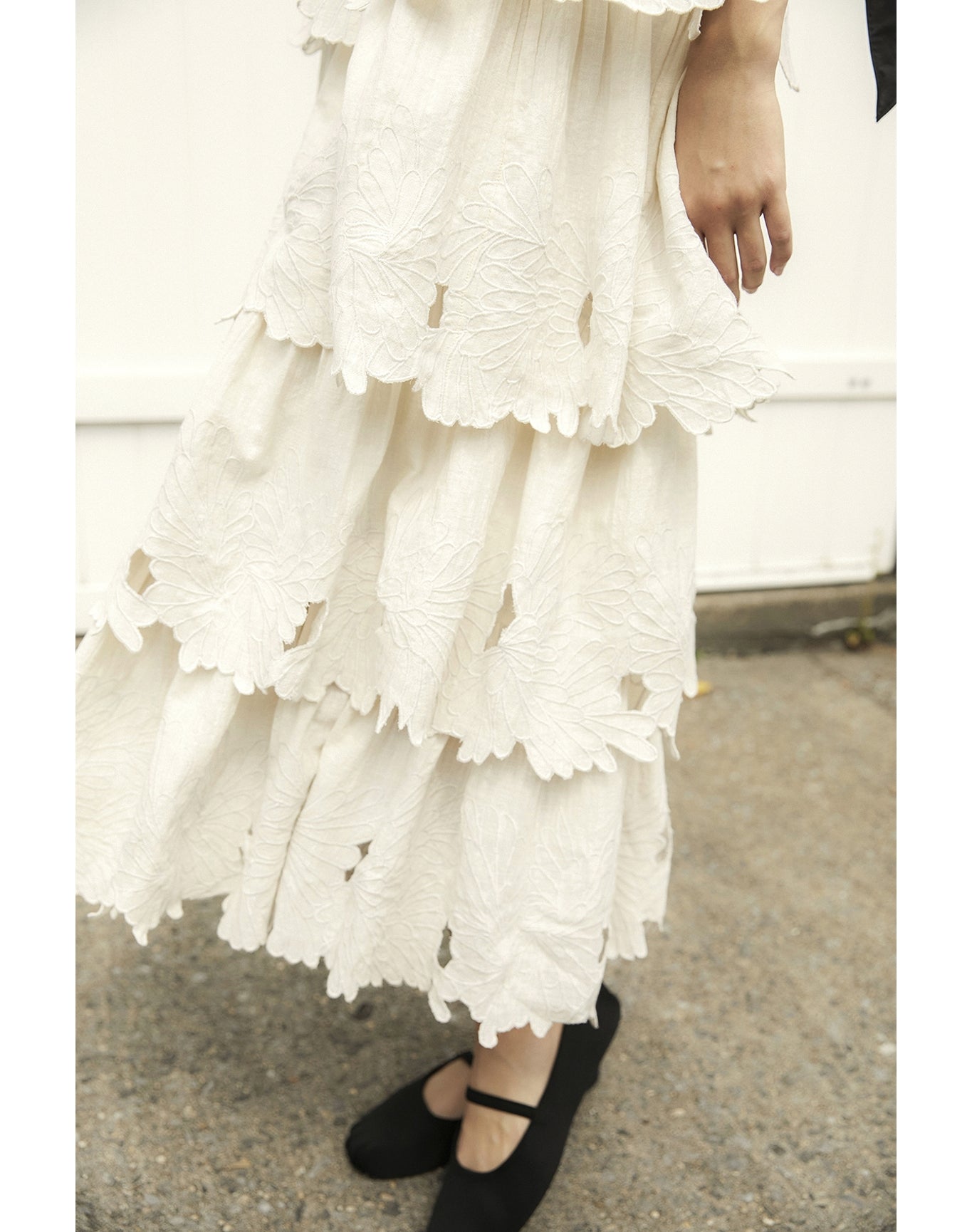 Magnolia Maxi Embroidered Dress | Ivory