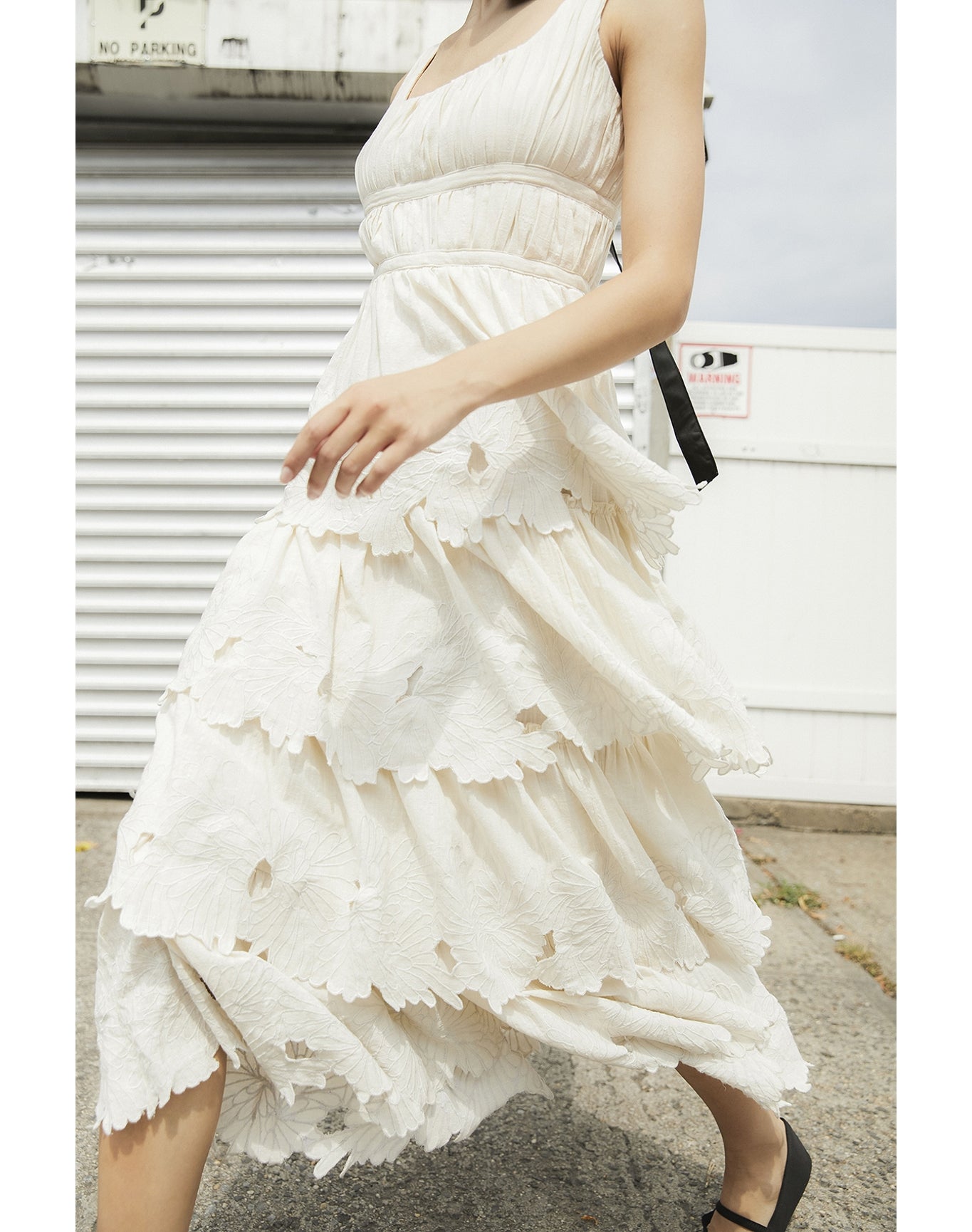 Magnolia Maxi Embroidered Dress | Ivory