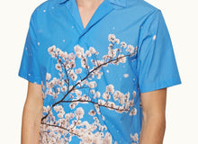 Maitan Photographic Print Relaxed Fit Capri Collar Shirt | Blossom