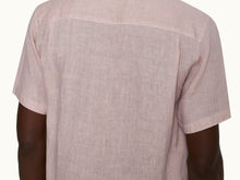 Maitan Relaxed Fit Capri Collar Italian Linen Shirt | Seashell Pink