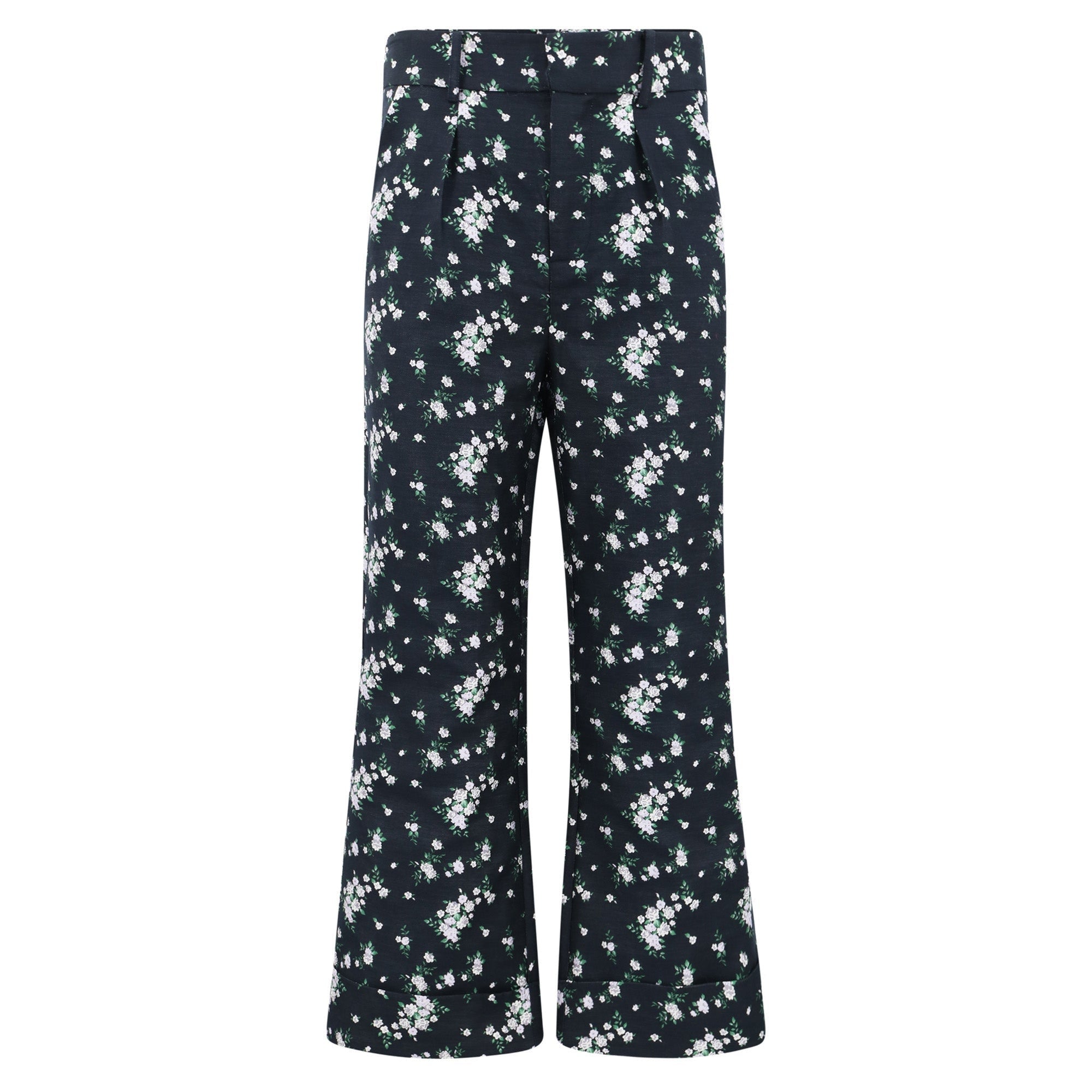 Mallory Pant | Floral Jacquard