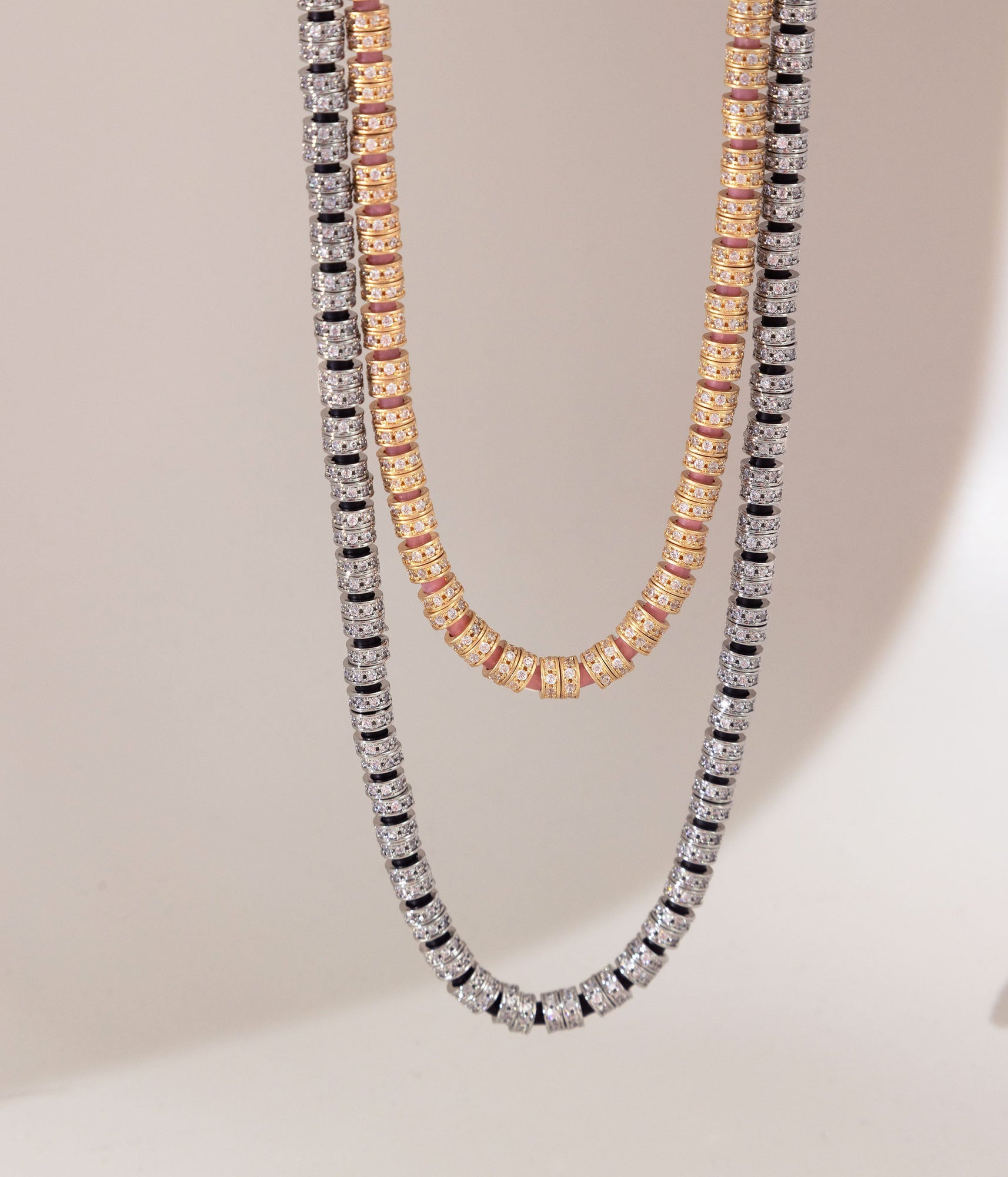 Manon Slider Necklace | Coral