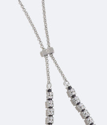 Manon Slider Necklace | Black