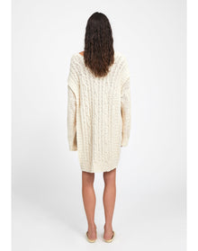 Maple | Rustic Sweater Dress | Creme