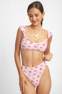 Women | Ashley High Waist Reversible Bottoms | Maraschino