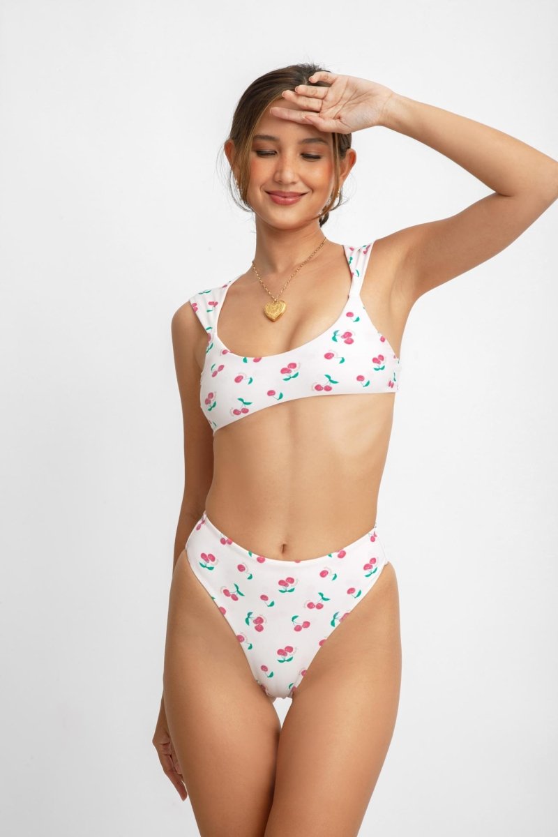 Women | Ashley High Waist Reversible Bottoms | Maraschino