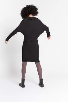 Naomi Sweatshirt Dress | Black