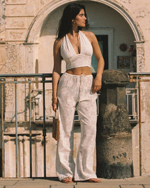 Lily Pant | Eyelet Cream