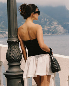 Sienna Mini Dress | Black-Cream