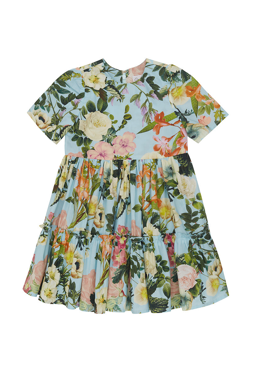 Margaux Dress | Light Blue Kingston Floral