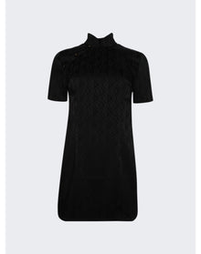 Marine Serre | Women | Jacquard Mini Dress | Black