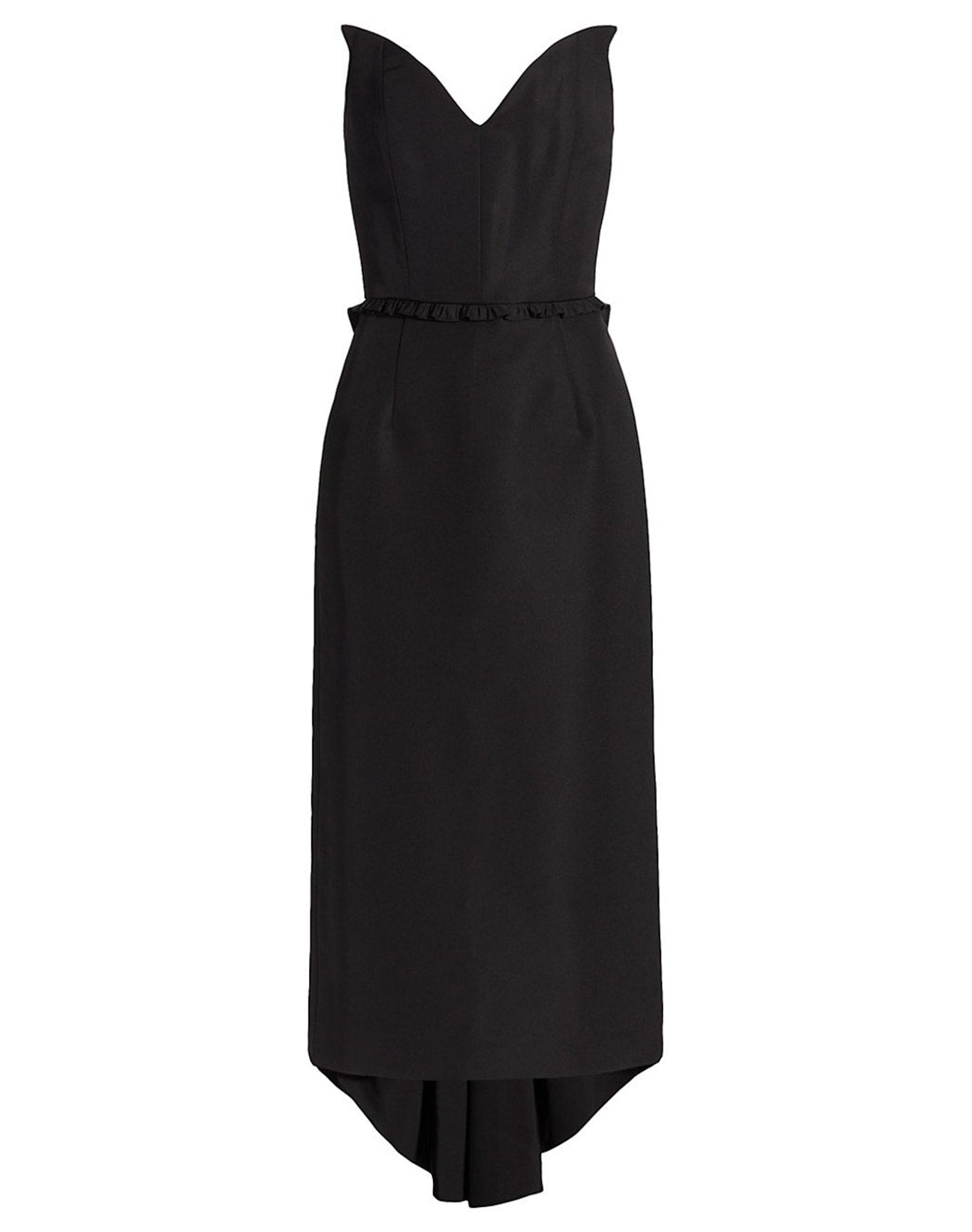 Markarian | Women | Lottie Silk Faille Strapless Dress | Black