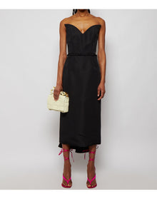 Markarian | Women | Lottie Silk Faille Strapless Dress | Black