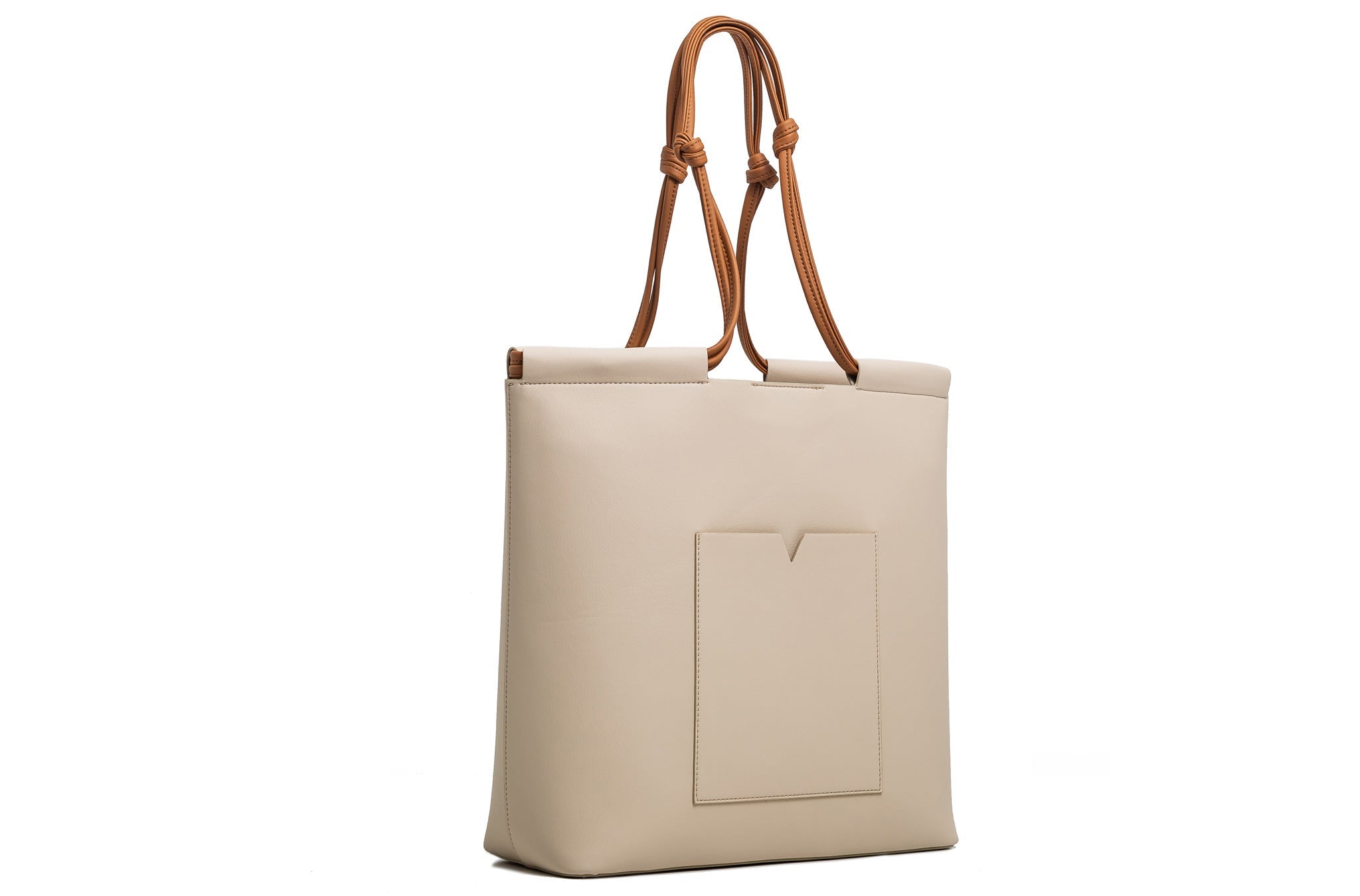 The Market Tote Bag | Oat/Caramel