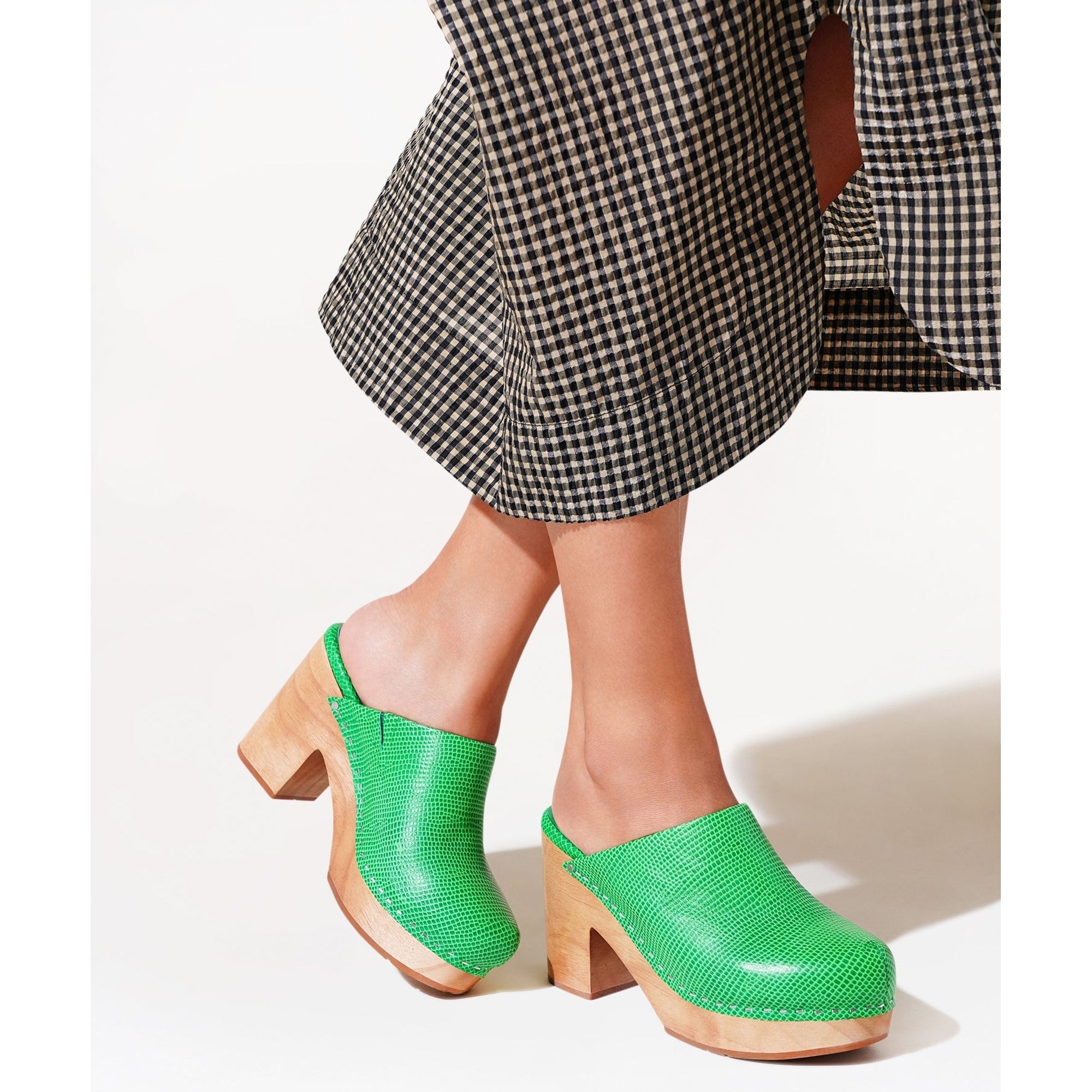 Marlo Chunky Platform Clog | Hot Mint