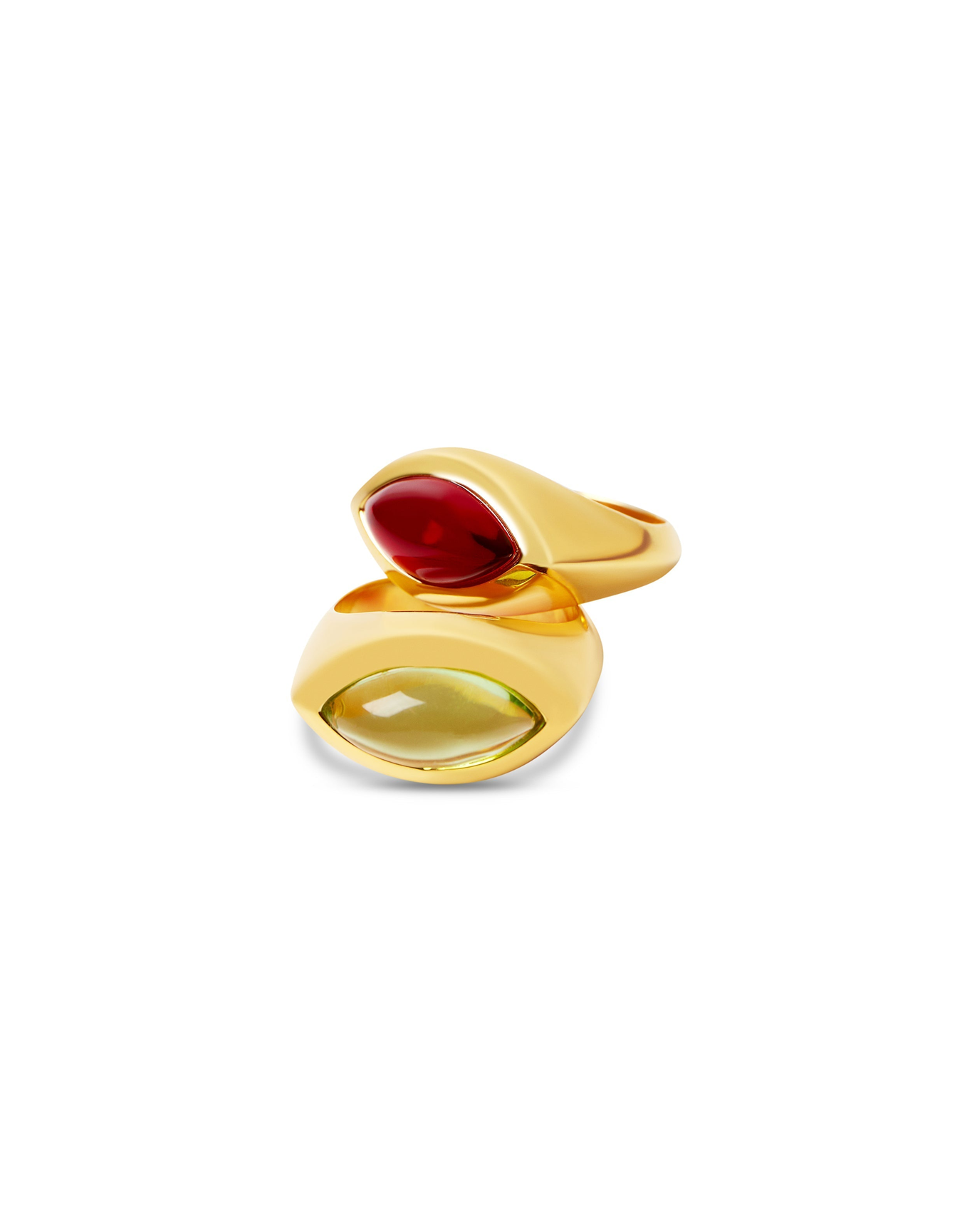 Size 6 - 12 | Marquis Cocktail Ring | Ruby | Gold Vermeil & Sterling Silver