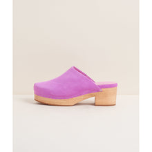 Martino Low Heel Wooden Clog | Orchid