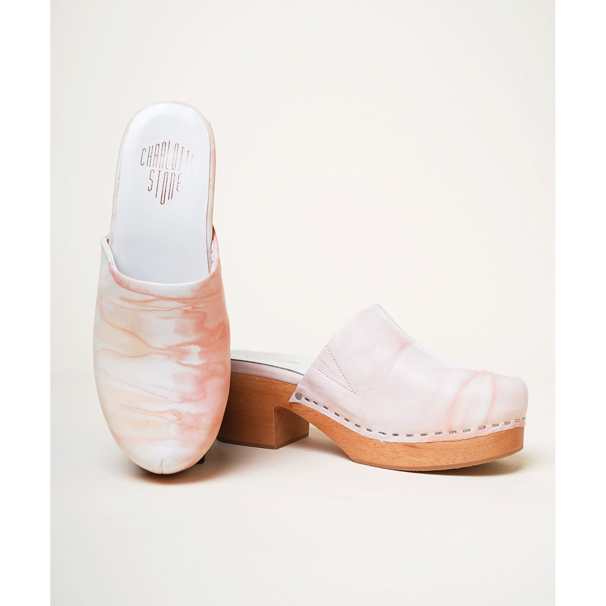 Martino Low Heel Wooden Clog | Sundown