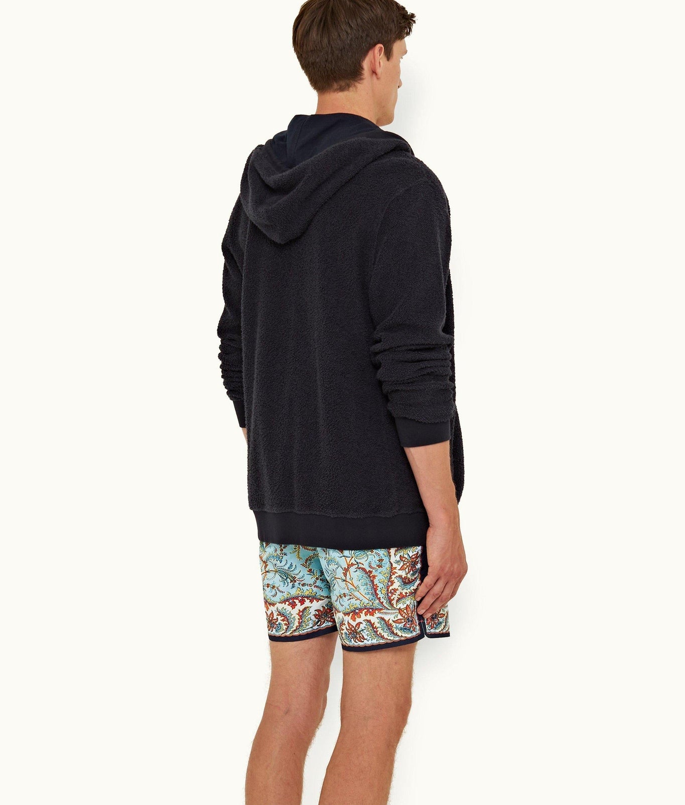 Mathers Zip-Thru Hooded Sweatshirt | Dark Nocturnal Navy