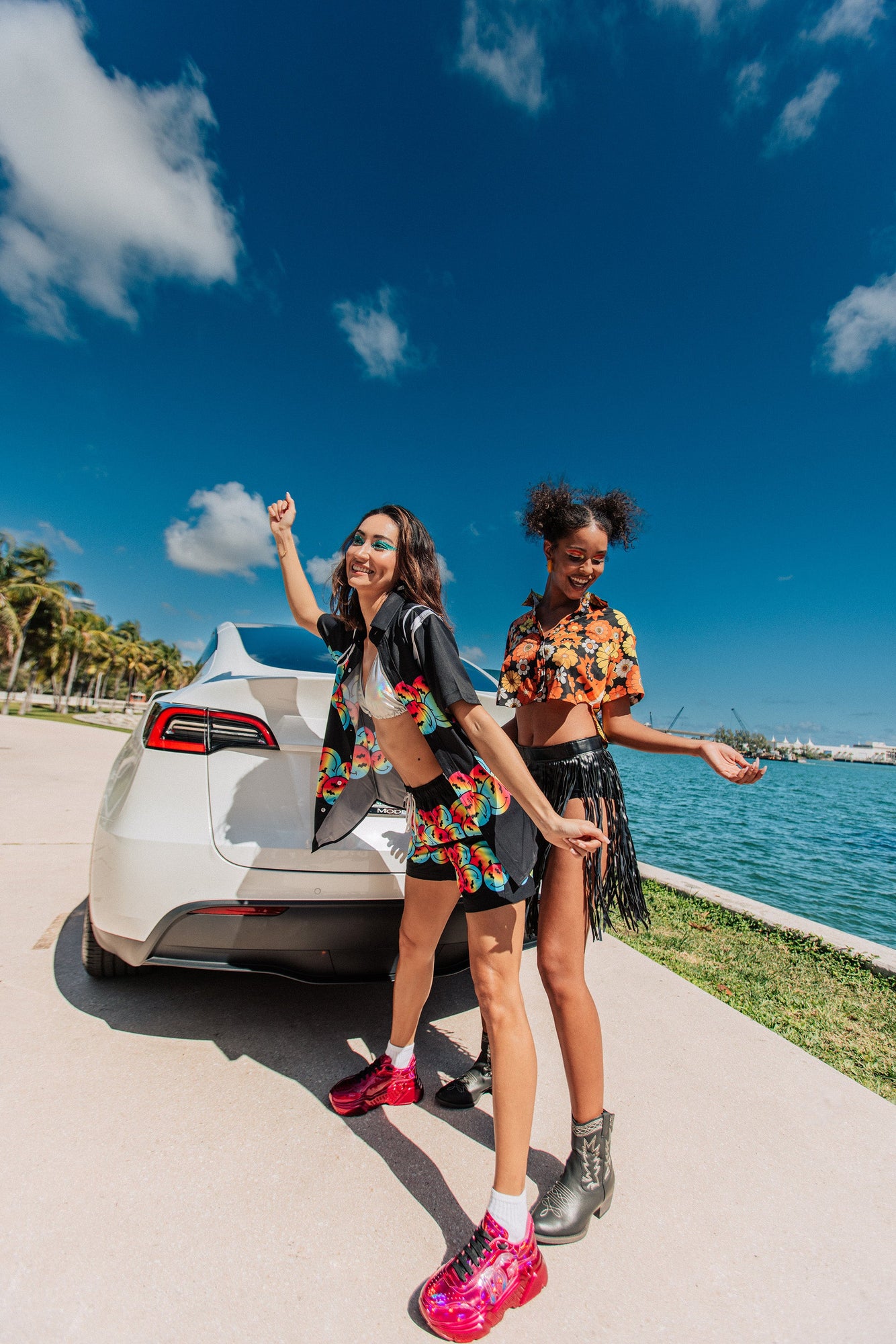 Flower Power Crop Top | Multicolor