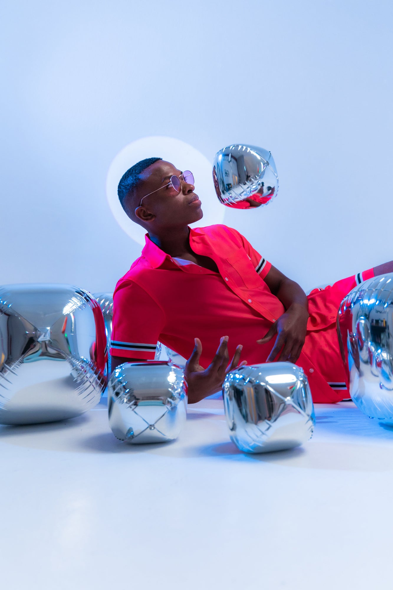 Neon Coral Game Weekend Shirt | Neon